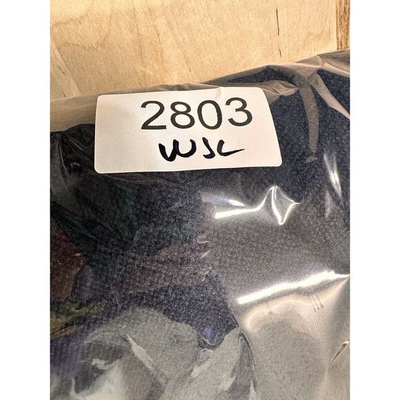 VTG Lands End Sweater Wool Blend Full Zip Navy Blue Women’s Size 12 - Picture 7 of 7